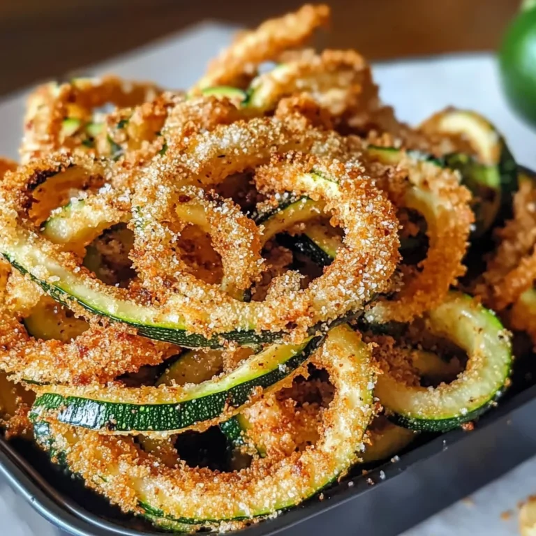 Air Fryer Curly Zucchini Fries Recipe