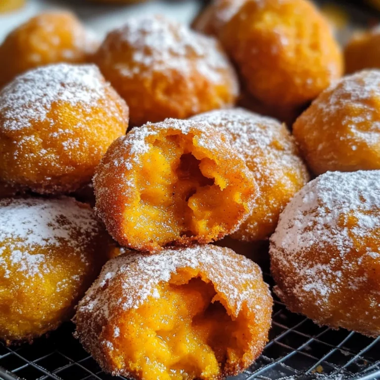 Baked Pumpkin Fritter Bites