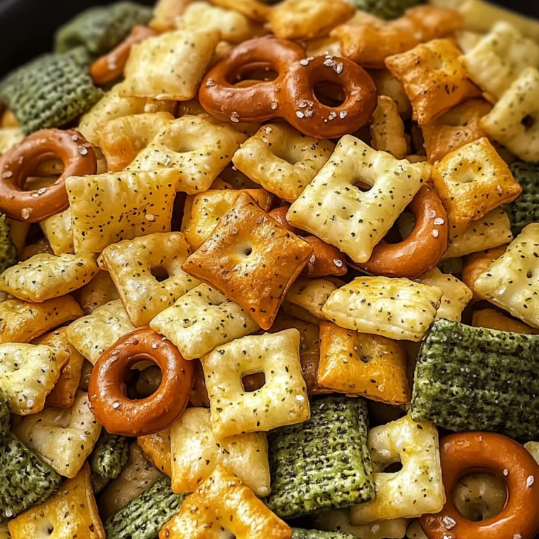 Dill Pickle Chex Mix: A Tangy Snack Sensation