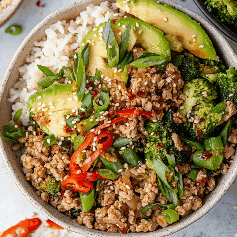 Sweet and Spicy Ground Turkey & Broccoli Bowls: An Incredible, Flavorful 7-Ingredient Weeknight Meal