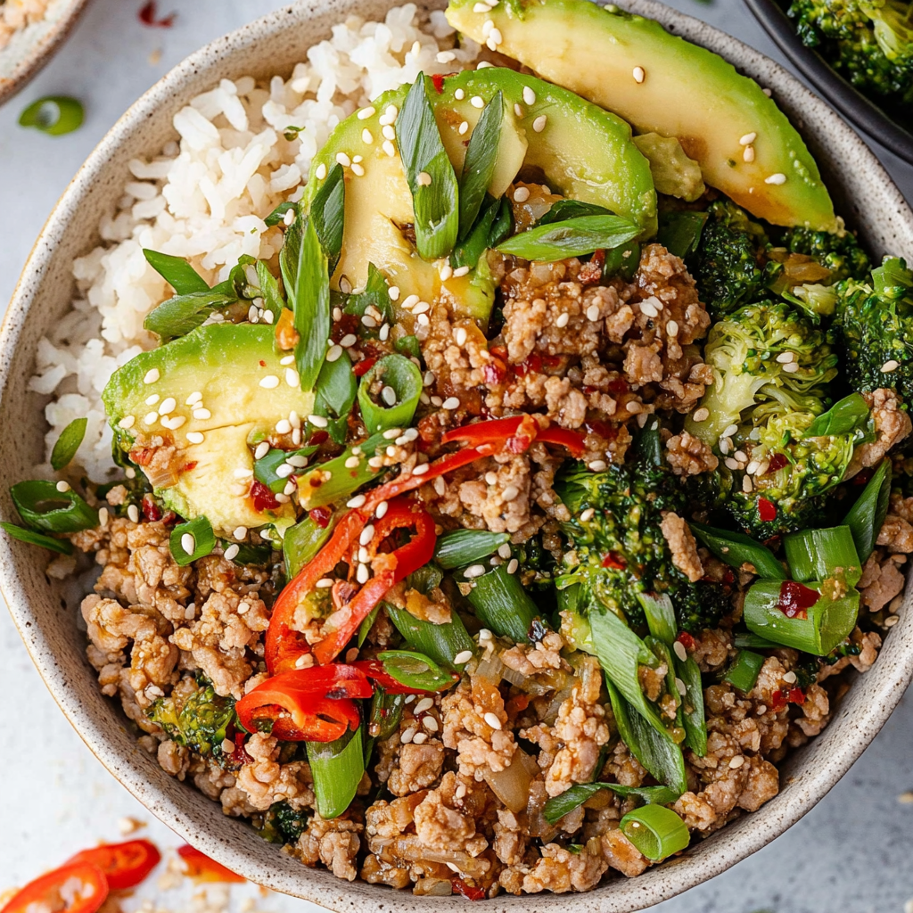 Sweet and Spicy Ground Turkey & Broccoli Bowls: An Incredible, Flavorful 7-Ingredient Weeknight Meal