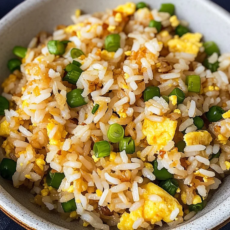 10 min. Easy Egg Fried Rice (only 6 ingredients!)