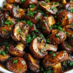 Balsamic Roasted Mushrooms