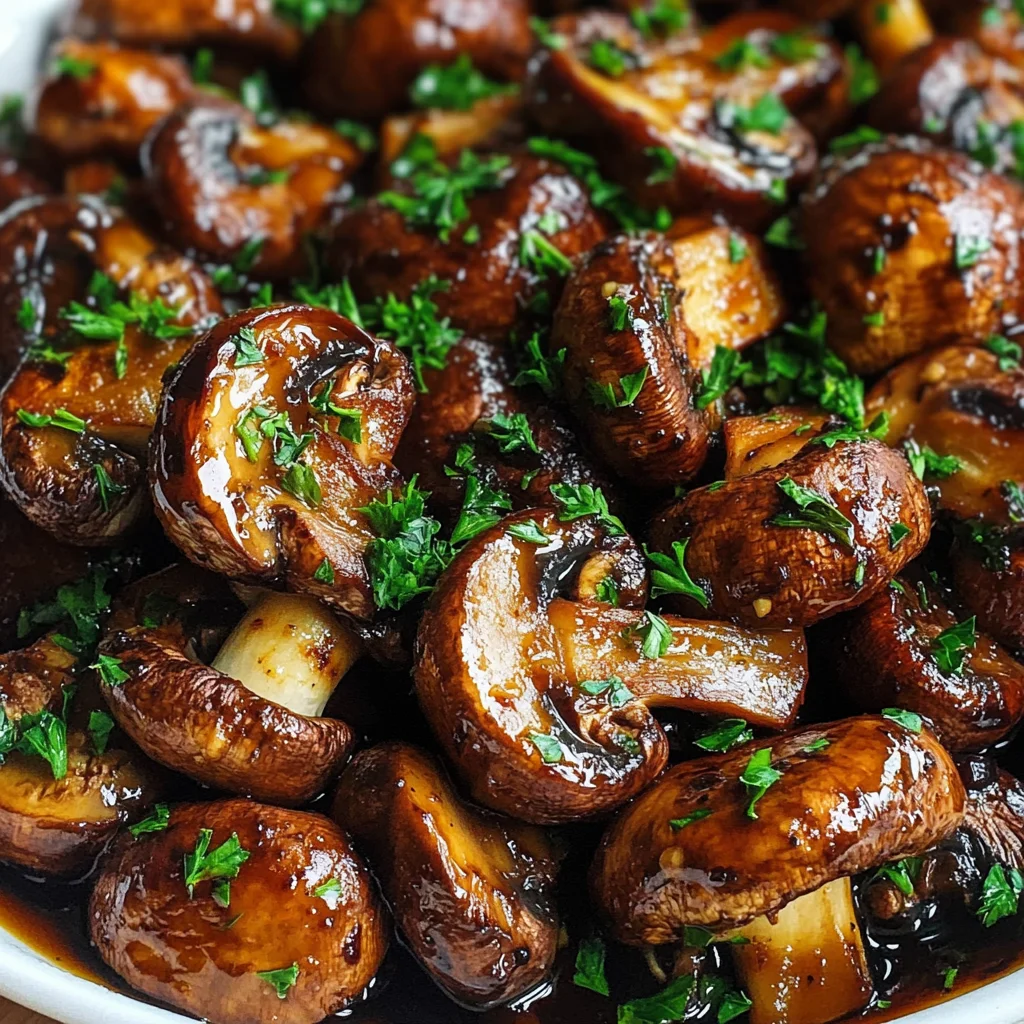 Balsamic Roasted Mushrooms
