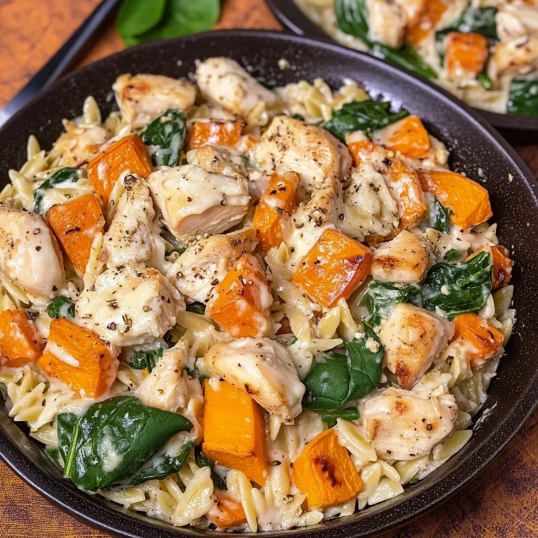 Boursin Orzo Bake with Chicken and Veggies