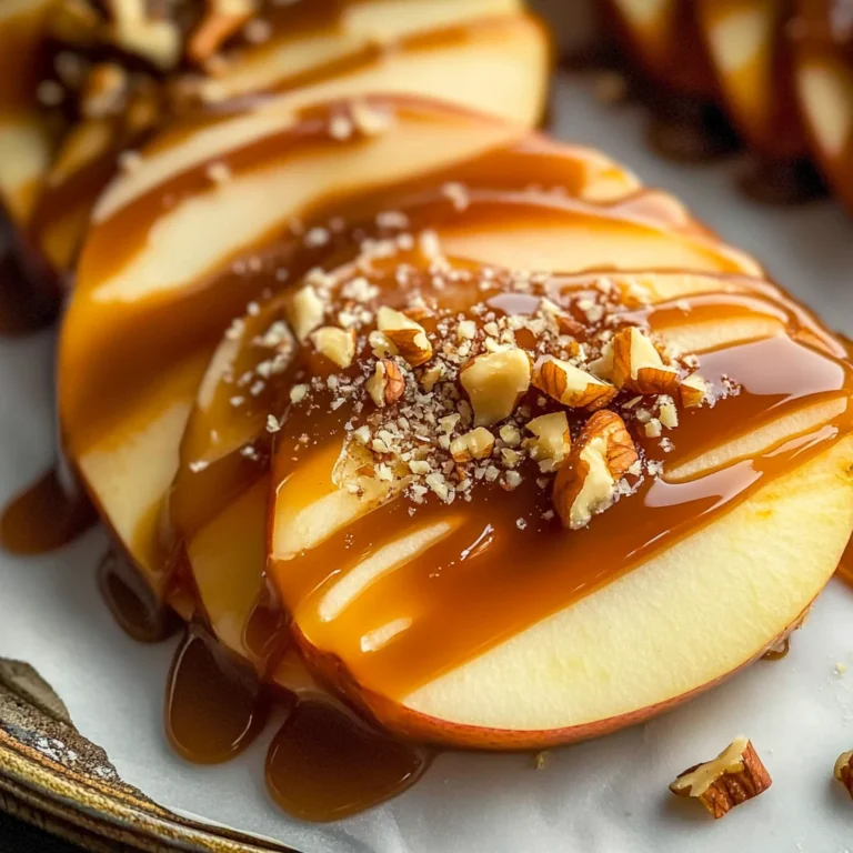 Caramel Apple Slices