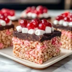 Cherry Rice Krispie Treats