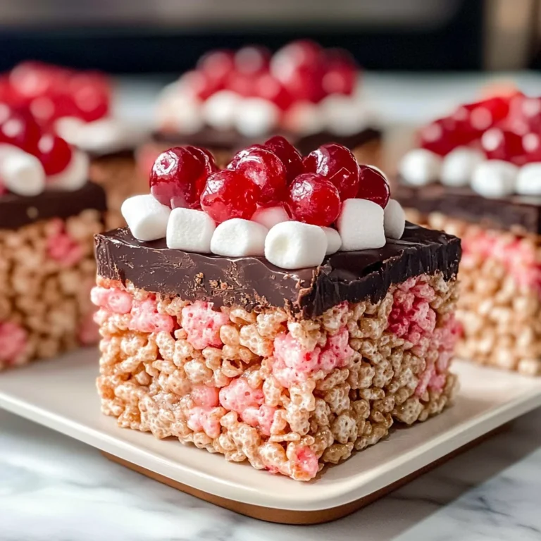 Cherry Rice Krispie Treats