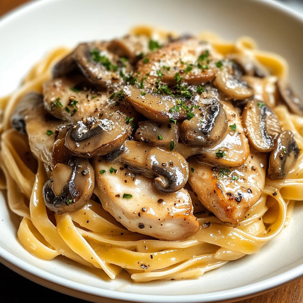 Chicken Marsala Pasta