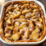 Cinnamon Roll Apple Pie