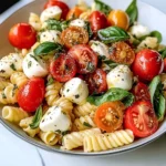 Creamy Caprese Pasta Salad