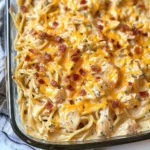 Creamy Southern Spaghetti Bake