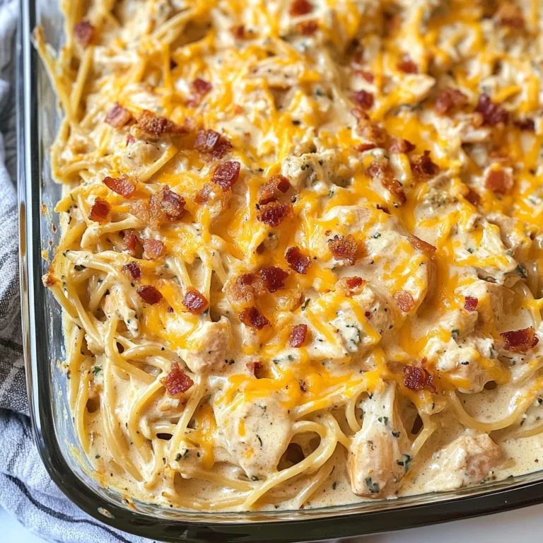 Creamy Southern Spaghetti Bake