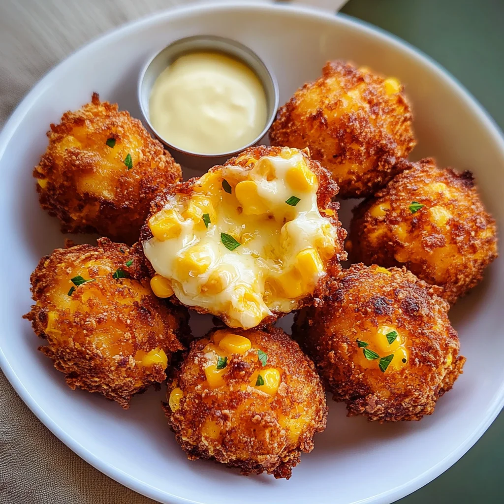 Crispy Corn Cheese Bites