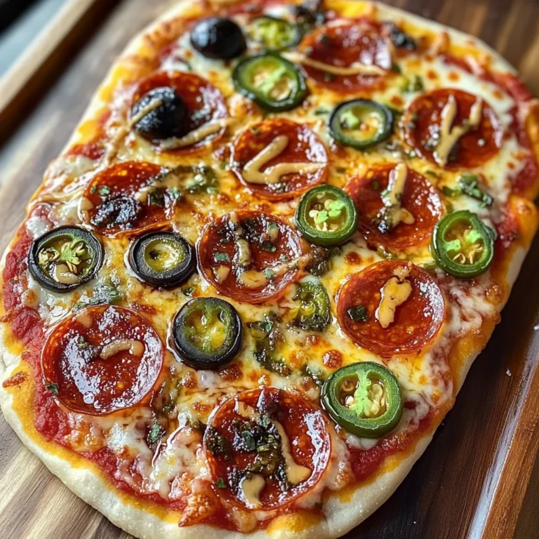 Delicious Hot Honey Flatbread Pizza