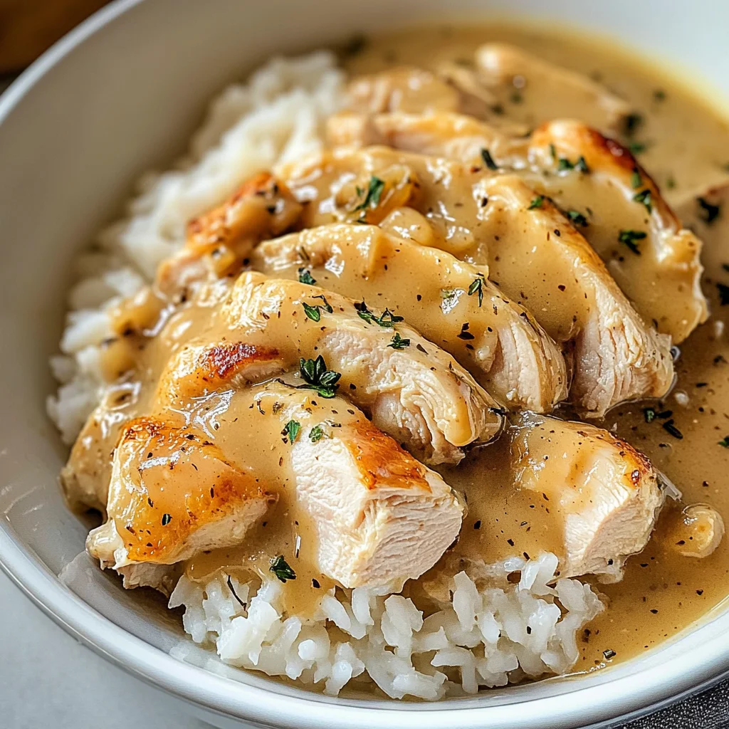 Easy Crockpot Chicken and Gravy
