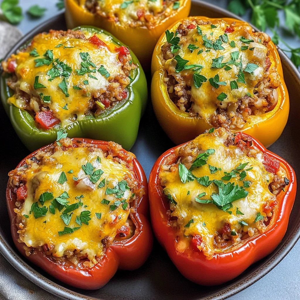 Easy Stuffed Bell Peppers Recipe