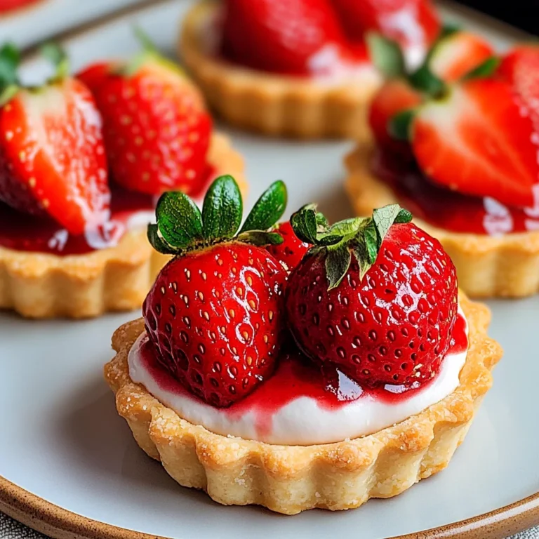 Fresh and Delicious Strawberry Tartlets Recipe