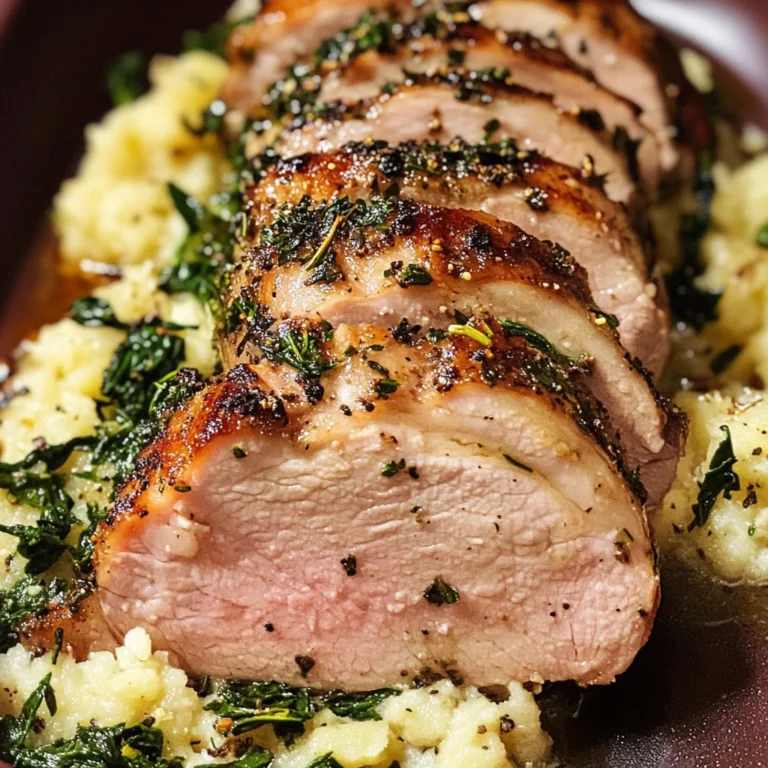 Garlic Herb Roasted Pork Tenderloin
