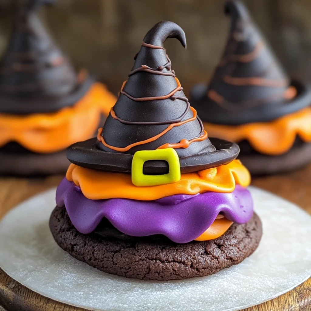 Halloween Witch Hat Cookies