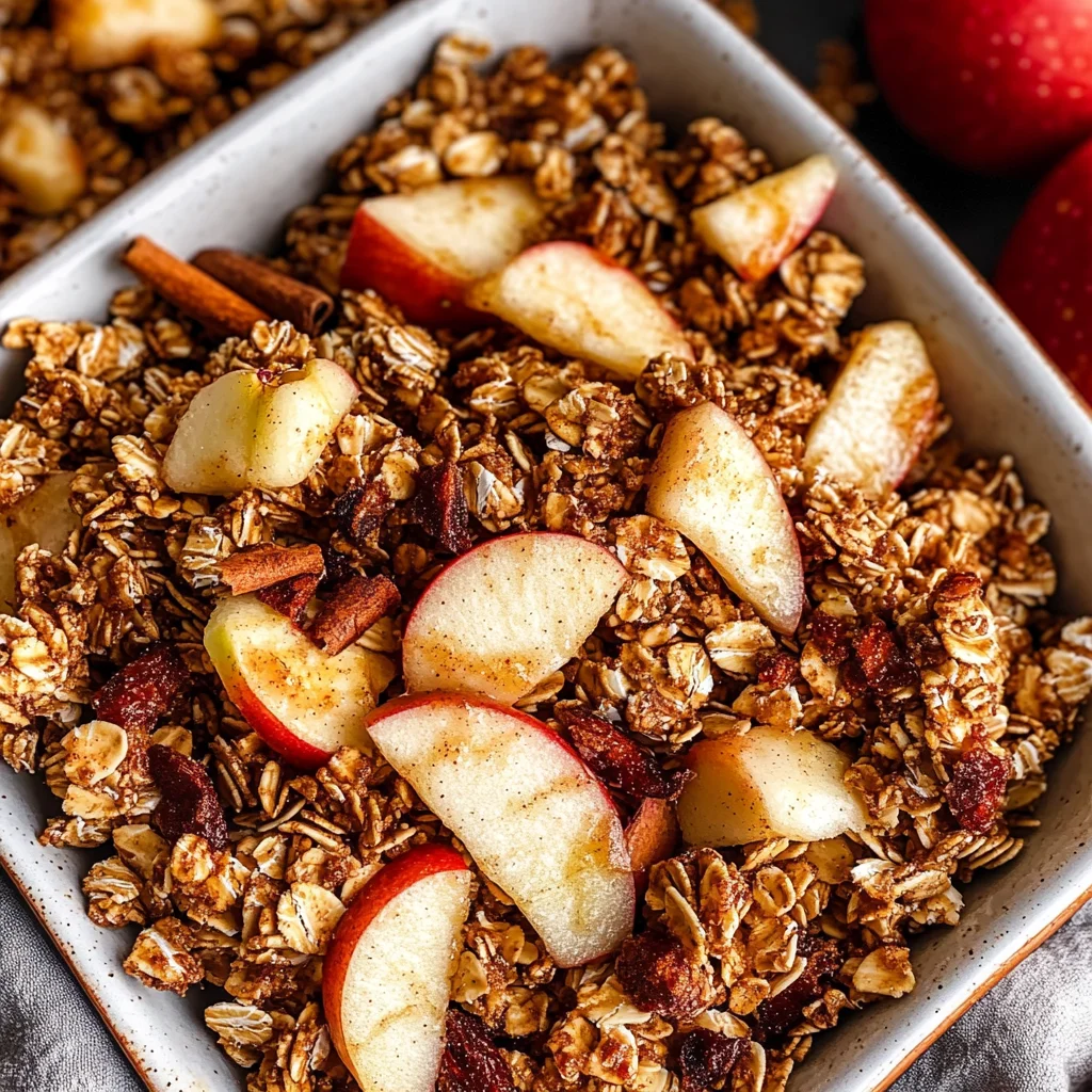 Healthy Apple Pie Granola