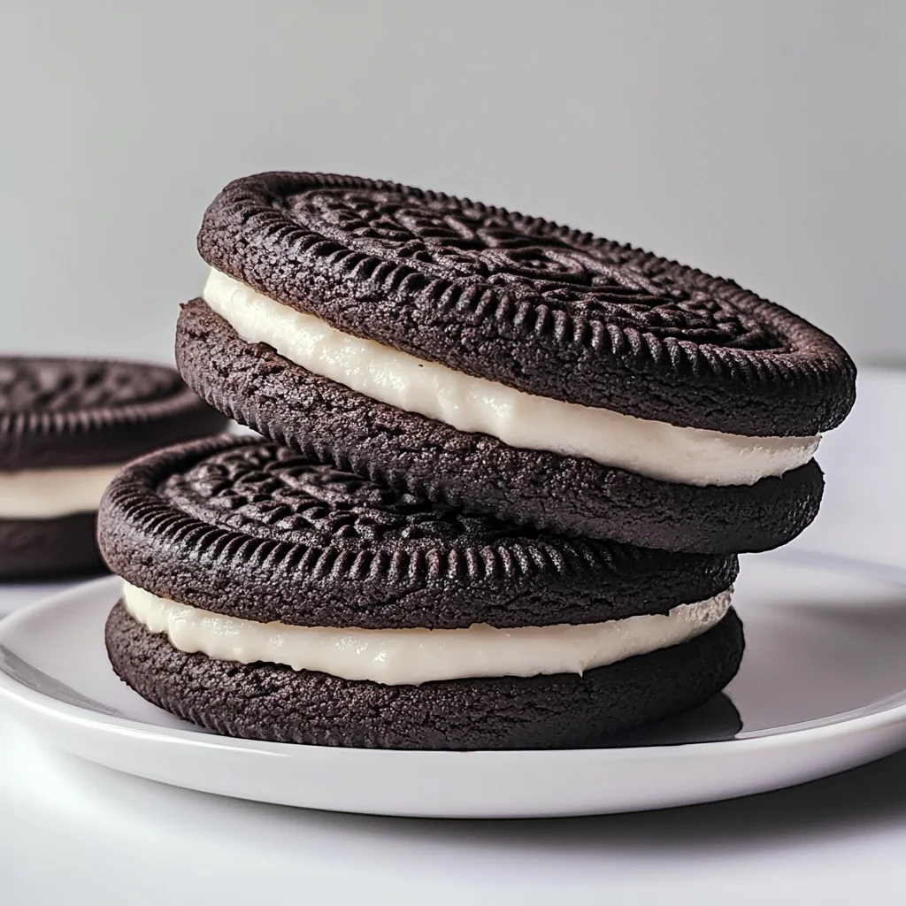 Homemade Oreo Cookies