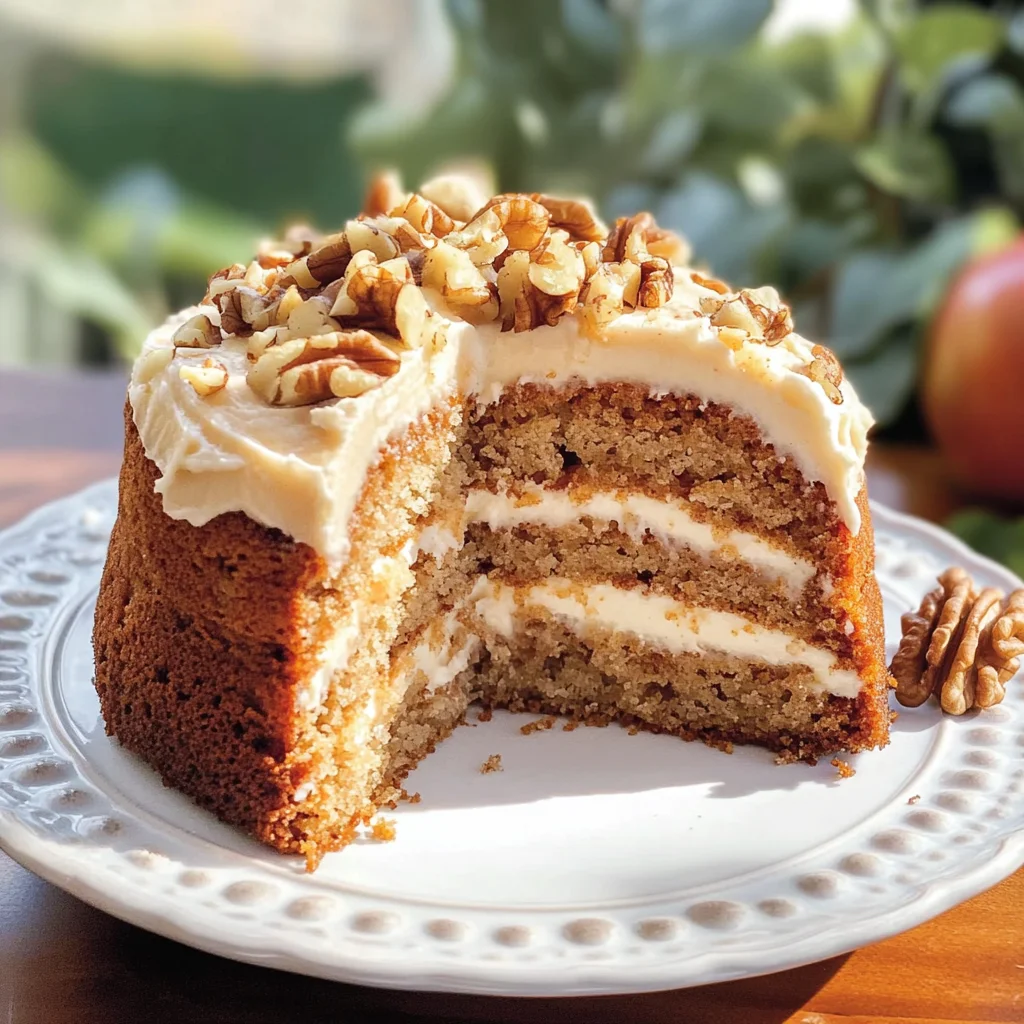 Irresistible Fresh Apple Cake with Dreamy Cream Cheese Frosting