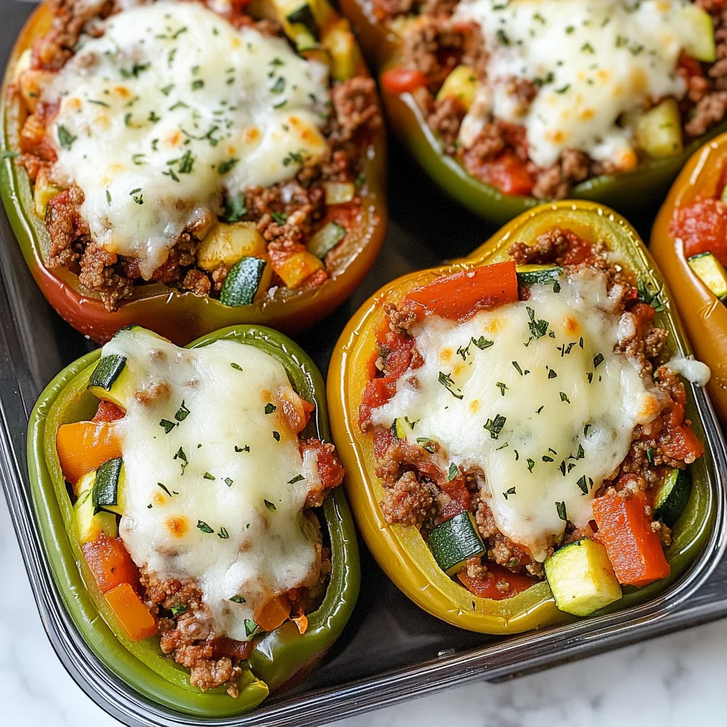 Meal Prep Unstuffed Pepper Bowls