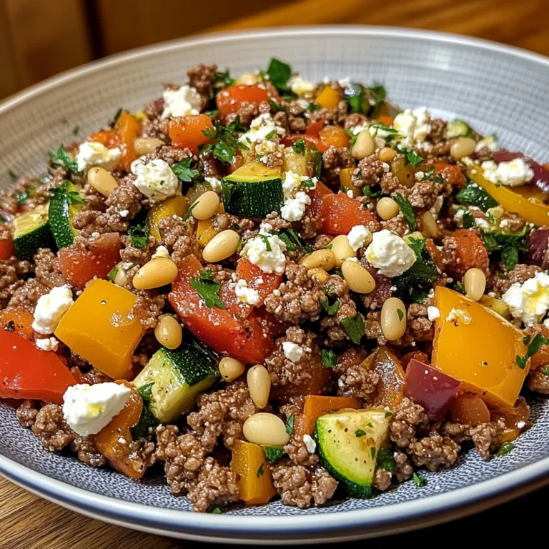 Mediterranean Ground Beef Stir-Fry
