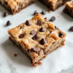 Moist Banana Bread Blondies