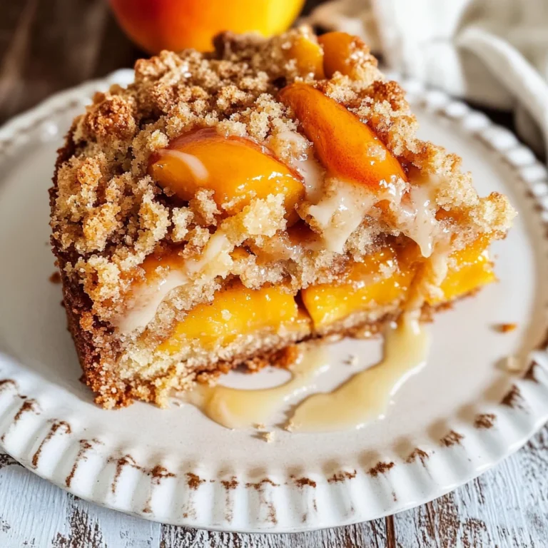 Peach Coffee Cake