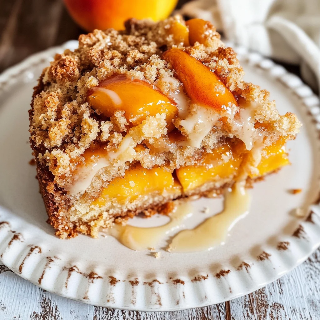 Peach Coffee Cake
