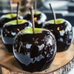 Poison Toffee Apples for Halloween