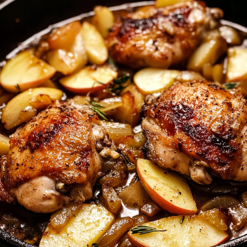 Skillet Apple Cider Chicken