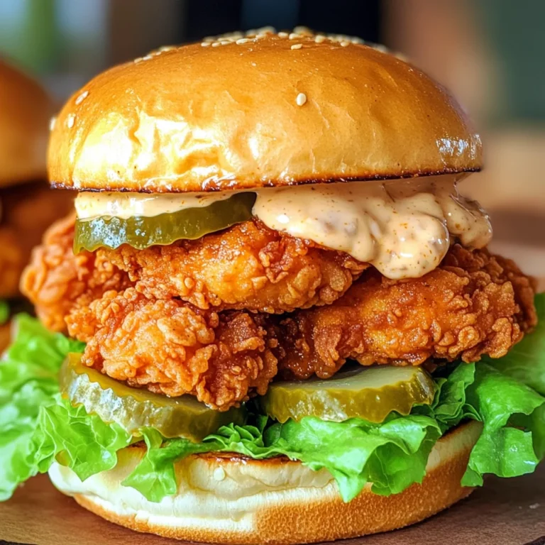 Spicy Chicken Sandwich with Creamy Homemade Sauce