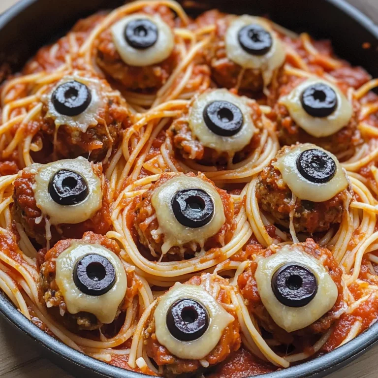 Spooky Spaghetti & Eyeballs