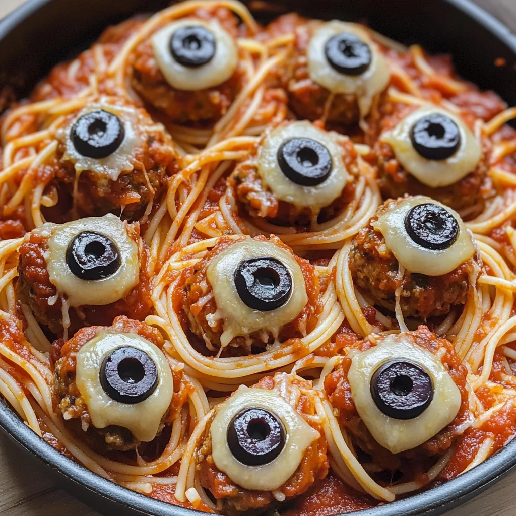 Spooky Spaghetti & Eyeballs