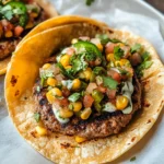 Street Corn Smash Burger Tacos