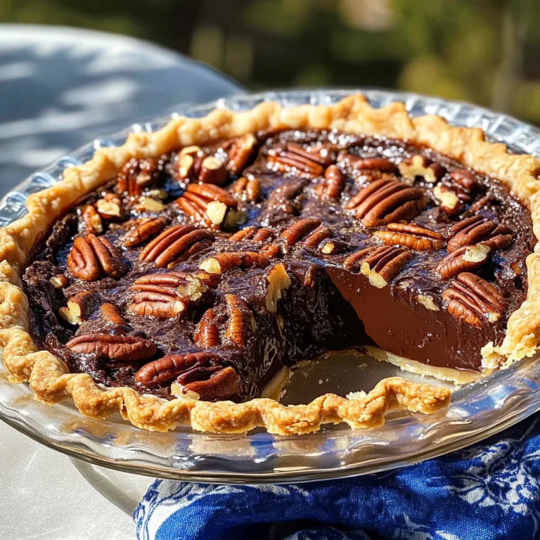 Texas Chocolate Pecan Pie