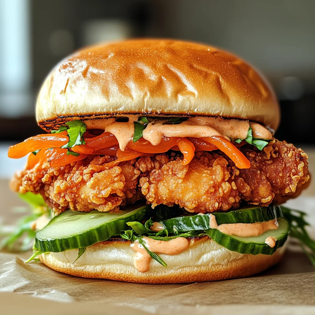 Thai Fried Chicken Sandwich