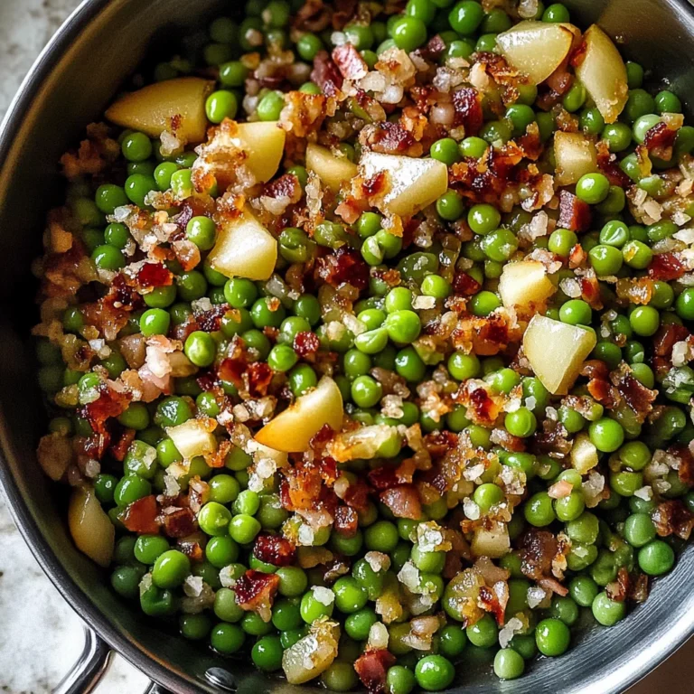 Thanksgiving Peas (with Pear and Pancetta)