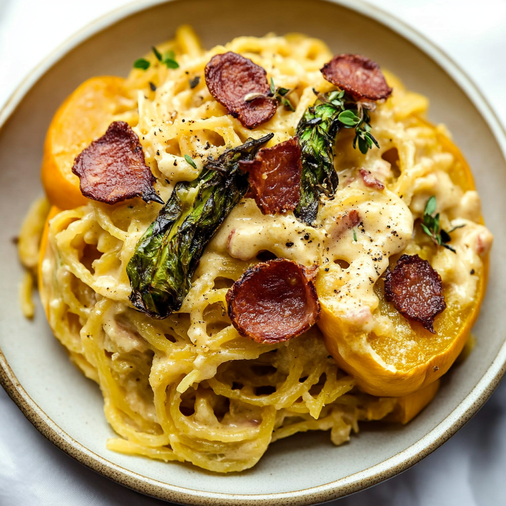 Spaghetti Squash Carbonara