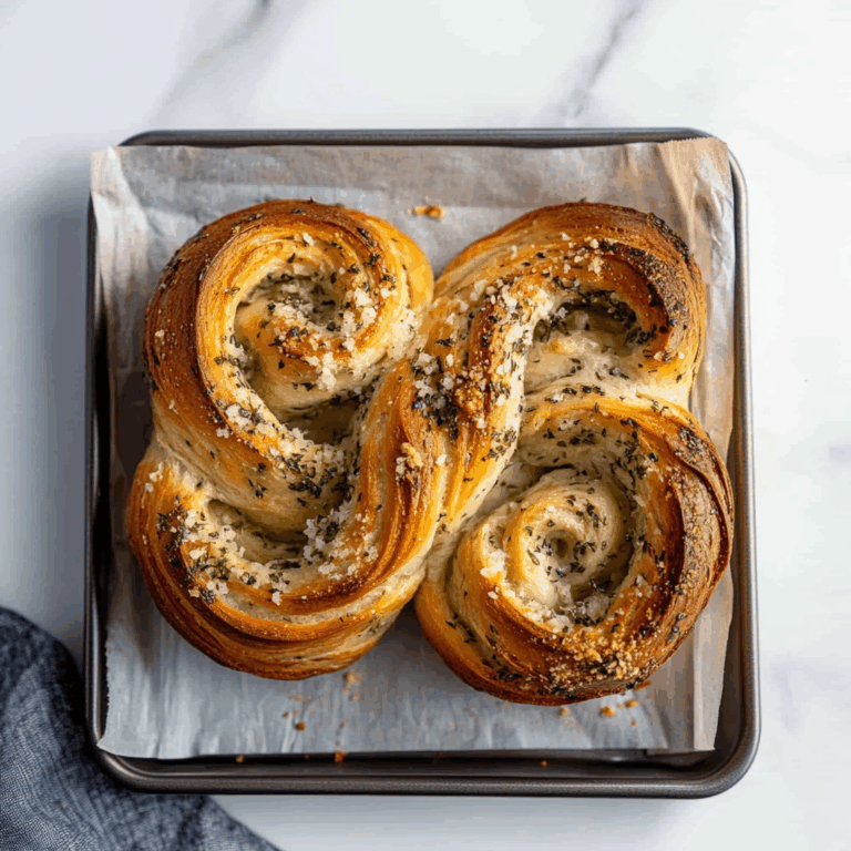 Swirled Garlic Herb And Cheese Bread