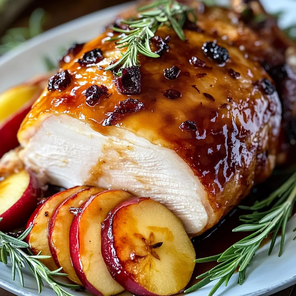Apple Cider Glazed Turkey Breast