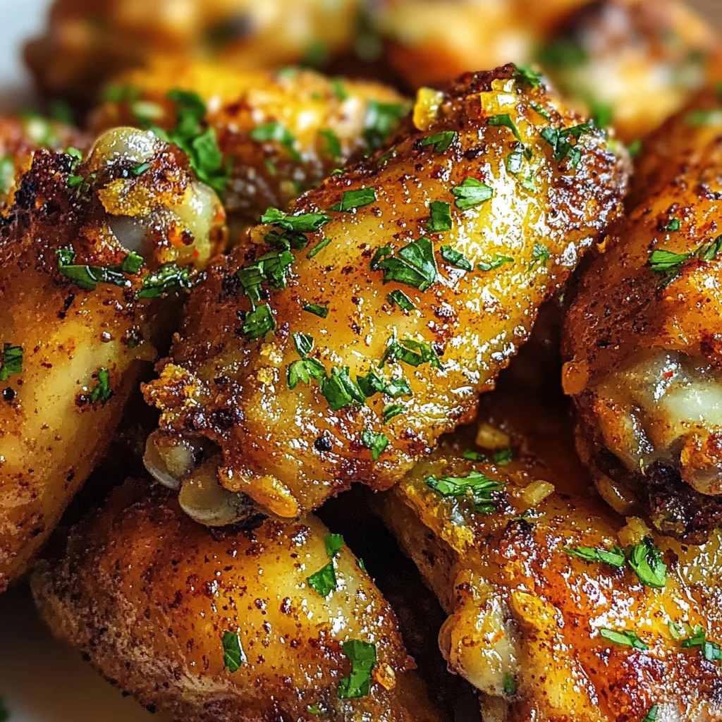 Cajun Garlic Chicken Wings