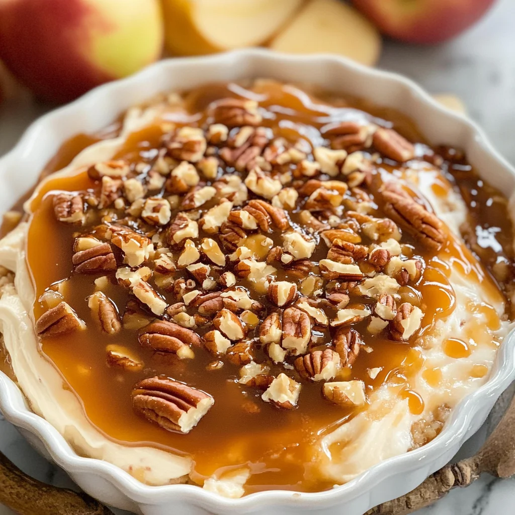 Caramel apple cheesecake dip recipe