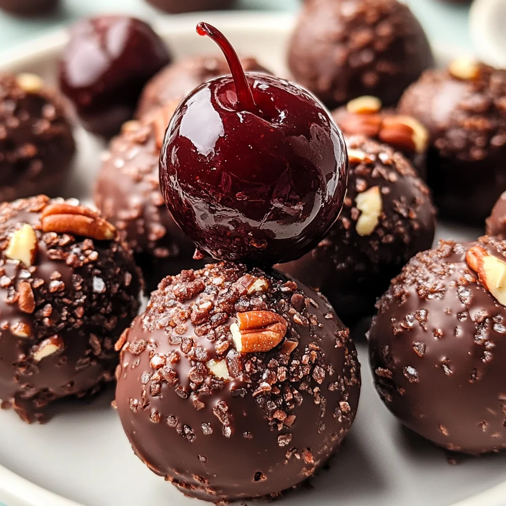 Cherry Bourbon Balls