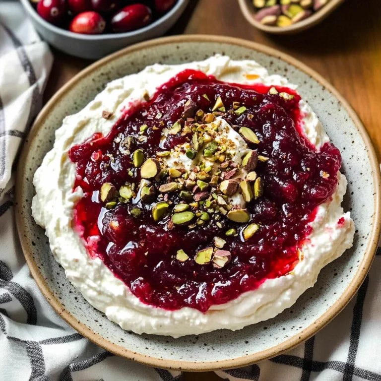 Cranberry Whipped Feta Dip