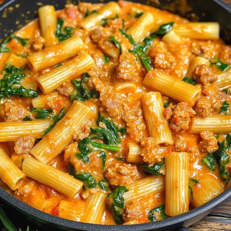 Creamy Sausage Rigatoni (One-Pan, 30-Minute Meal)