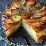 Crispy Balsamic-Thyme Potato Torte